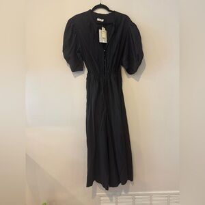 A.L.C. Black Long Sleeve Dress
